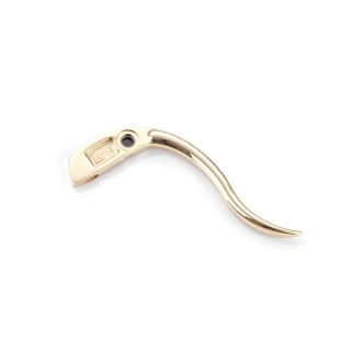 Kustom Tech Retro Inverted Replacement Lever In Polished Brass Finish (20-705)