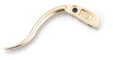 Kustom Tech Retro Inverted Replacement Lever In Satin Brass Finish (20-715)