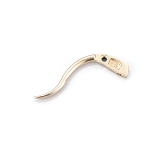 Kustom Tech Retro Inverted Replacement Lever In Satin Brass Finish (20-715)