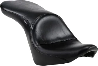 Le Pera Maverick Smooth 2-Up Seat For Harley Davidson 2018-2021 Softail Slim & 2018-2023 Street Bob Motorcycles (LY-910S)