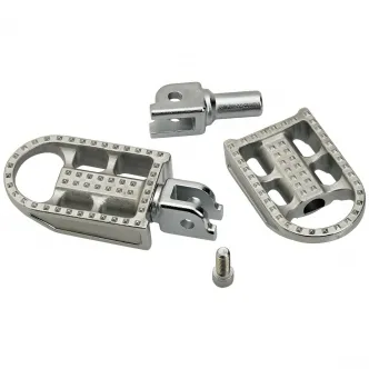 Biltwell Mushman Rider Footpegs in Polished For 2018-2023 Softail (7002-302-03)
