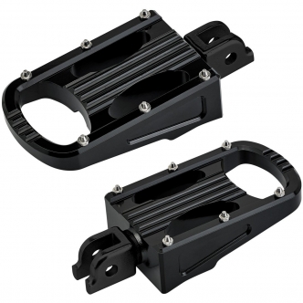 Biltwell Punisher Rider Footpegs in Black For 2018-2023 Softail (7006-203-03)