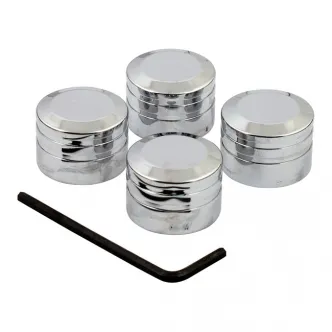 Riverside Custom Head Bolt Covers In Chrome Finish (ARM400459)