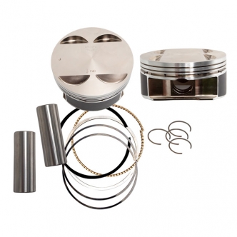 S&S M8 128 Inch Piston Kit .010 Inch For 2018-2023 Softail, 2017-2023 Touring Models (920-0142)
