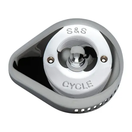 S&S Stealth Teardrop Slasher Cover in Chrome Finish For S&S Stealth Air Cleaner Kits (170-0532)