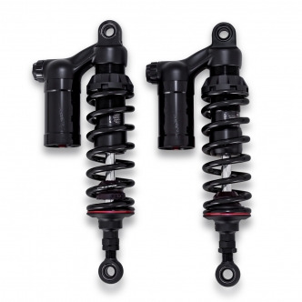 Progressive Suspension 990 Piggyback Shocks 15 Inch in Black Finish For 1982-1994 FXR. 1988-2020 XL Models (990-1013)