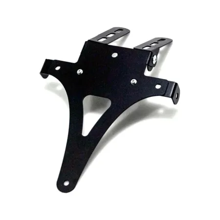 C-Racer Universal License Plate Holder No3 Including Mounting Material in Black Powdercoated Metal Finish (NUNP-3)