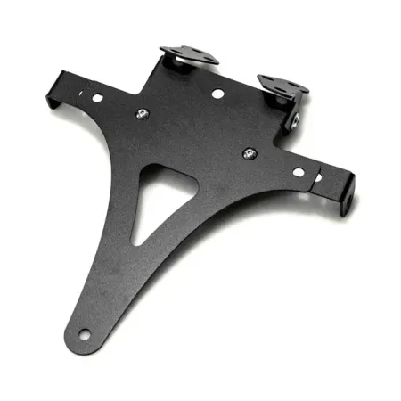 C-Racer Universal License Plate Holder No4 Including Mounting Material in Black Powdercoated Metal Finish (NUNP-4)