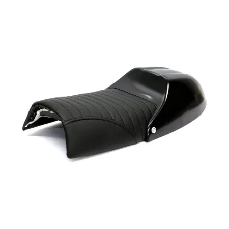 C-Racer BMW R100 Cafe Racer Seat in Black Finish, 40mm Foam Thick, Synthetic Leather, Seat Pan ABS Plastic For BMW R45/75/80/100 Twin Shock Models (SCRBMWR.3-BL-L-B)