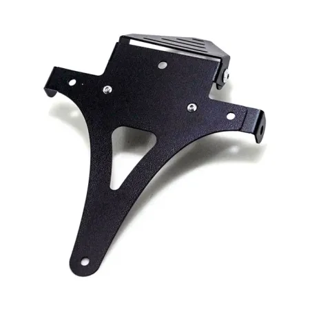 C-Racer Universal License Plate Holder No2 In Black Powdercoated metal Finish Including Mounting Material For Universal use (NUNP-2)