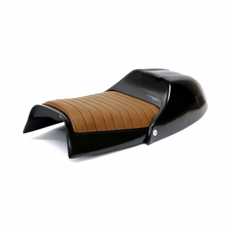 C-Racer BMW R100 Cafe Racer Seat in Dark Brown Finish 40mm Thick Foam, Synthetic Leather, Seat Pan ABS Plastic For BMW R45/75/80/100 Twin Shock Models (ARM056875)