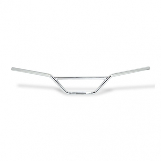 Fehling 7/8 Inch Moto-Cross TUV Approved Handlebar In Chrome Finish With 90CM Width & 13CM Rise (ARM522655)