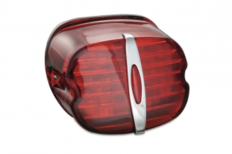 Kuryakyn Deluxe ECE Compliant L.E.D. Taillight Conversion In Red Without License Plate Illumination (5463)