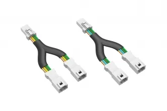 Kuryakyn 4-Pin Y-Connector Kit For Honda 2018-2021 Gold Wing Motorcycles (3269)