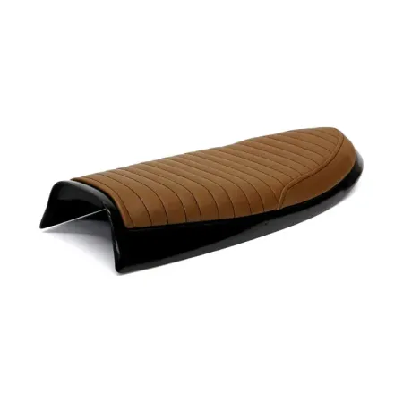 C-Racer BMW R100 Scrambler Seat 02 in Dark Brown Finish Without Luggage Rack For BMW R45/75/80/100 Twin Shock Models (SCRBMWR.2-DBR-L-B)
