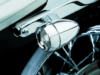 Kuryakyn Deep Dish Bezels With Smoke Lenses In Chrome Finish (2107)