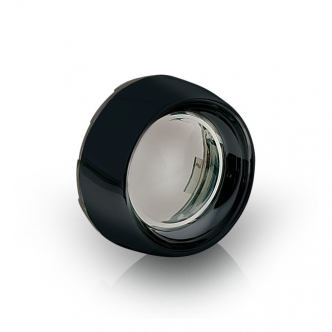 Kuryakyn Deep Dish Bezels With Smoke Lenses In Gloss Black Finish (5480)