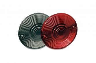 Kuryakyn Replacement Lens In Red For 3 1/4 Flat Turn Signals (4996)