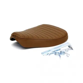 C-Racer Large Bobber Solo Seat in Dark Brown Finish For Universal Use (ARM816875)