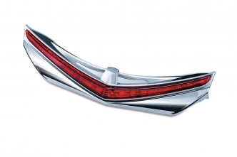 Kuryakyn L.E.D. Rear Fender Tip With Red Lens In Chrome Finish For Honda Gold Wing Motorcycles (3236)