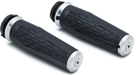 Kuryakyn Hex Grips For 2008-2023 Harley Davidson Electronic Throttle Models (5922)