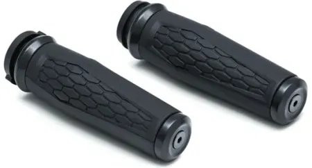 Kuryakyn Hex Grips For 2008-2023 Harley Davidson Electronic Throttle Models (5923)