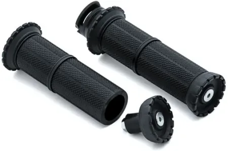 Kuryakyn Riot Grips In Satin Black Finish For Indian Scout 2015-2022 Motorcycles (3589)