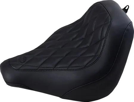 Mustang Wide Tripper Solo Seat Diamond Stitch For 2018-2025 Softail FXBB Street Bob & Standard Models (83035)