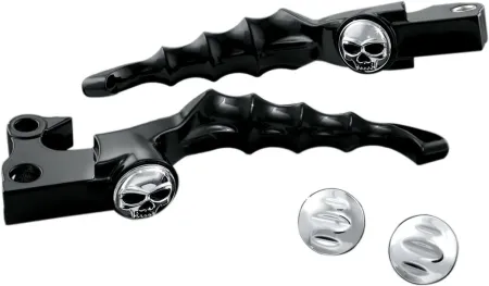 Kuryakyn Zombie Levers For Harley Davidson 2008-2013 Touring & Trike Motorcycles In Gloss Black Finish (1091)