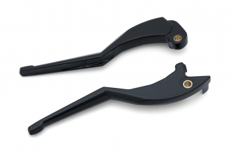 Kuryakyn Legacy Levers In Gloss Black Finish For Indian 2017-2023 Scout Motorcycles (7169)
