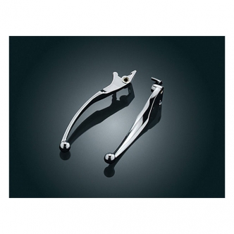 Kuryakyn Wide Style Levers In Chrome Finish For Honda Motorcycles (7421)