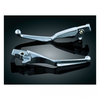 Kuryakyn Wide Style Levers In Chrome Finish For Yamaha Motorcycles (7415)