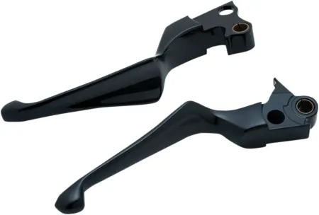 Kuryakyn Boss Blades In Gloss Black Finish For Harley Davidson 1996-2017 Motorcycles With Cable Clutch (1847)