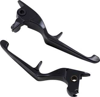 Kuryakyn Trigger Levers In Gloss Black Finish For Harley Davidson 2014-2016 Touring Motorcycles (1844)