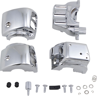 Kuryakyn Switch Housings In Chrome Finish For Harley Davidson Touring Motorcycles With Cruise (1742)