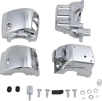 Kuryakyn Switch Housings In Chrome Finish For Harley Davidson Touring Motorcycles With Cruise (1742)