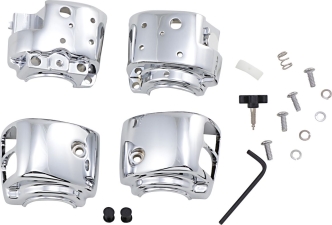 Kuryakyn Switch Housings In Chrome Finish For Harley Davidson 1996-2013 Motorcycles (7808)