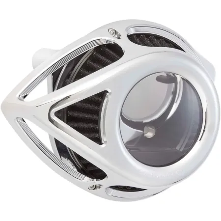 Arlen Ness Clear Tear Air Cleaner In Chrome Finish For Harley Davidson 2017-2023 Touring & 2018-2023 Softail Models (18-989)