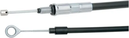 Magnum Build Your Own Clutch Cable Builder Kit in Black Vinyl With Black Fittings For 1999-2017 Dyna And 2000-2017 Softail Models (498312)