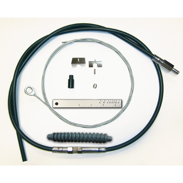 Magnum Build Your Own Clutch Cable Builder Kit in Black Vinyl With