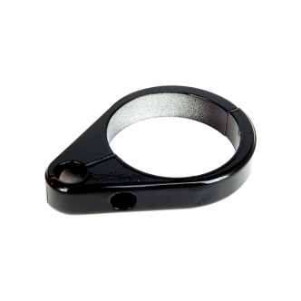 DOSS 2-Piece Fork Tube Clamp in Gloss Black Finish For 49mm Tubes (ARM165019)