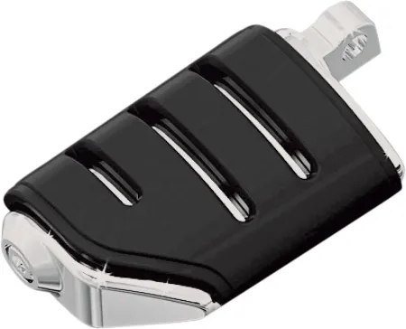 Kuryakyn Trident Dually ISO-Pegs With Male Mount Adapters In Chrome Finish (7592)
