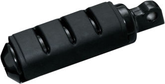 Kuryakyn Small Trident ISO-Pegs With Male Mount Adapters In Gloss Black Finish (7560)