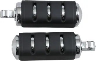 Kuryakyn Large Trident ISO-Pegs With Male Mount Adapters In Chrome Finish (7591)