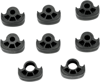 Kuryakyn Replacement Pads For Small ISO-Pegs In Black (8009)