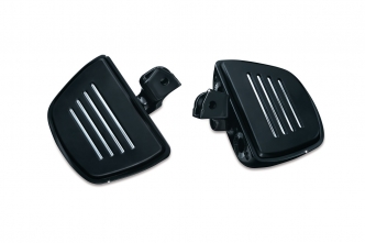 Kuryakyn Premium Mini Boards With Comfort Drop Mounts In Gloss Black Finish For Gold Wing & Honda Valkyrie Motorcycles (7564)