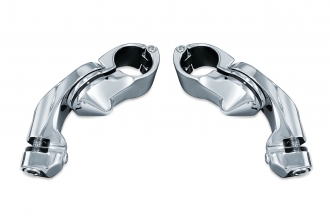Kuryakyn Tour-Tech Cruise Mounts With Short Arm In Chrome Finish (4520)