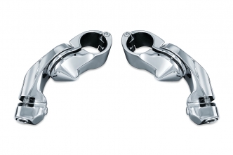 Kuryakyn Tour-Tech Cruise Mounts With Short Arm In Chrome Finish (4520)