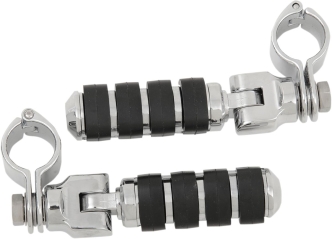 Kuryakyn Small ISO-Pegs With Mounts & 1 1/4 Inch Magnum Quick Clamps In Chrome Finish (8032)