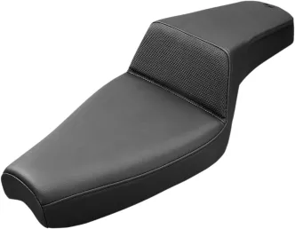 Saddlemen Step-Up Gripper 2-Up Seat in Black For 1979-2003 XL Sportster Models (879-03-174)